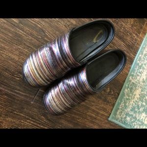 Dansko Clogs 37 Stripes